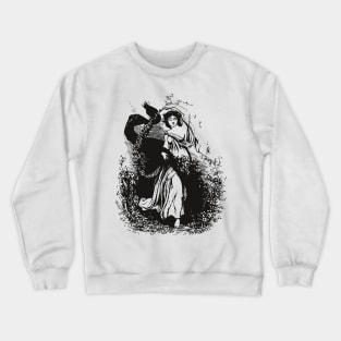 Flower girl - dreamy scene Crewneck Sweatshirt